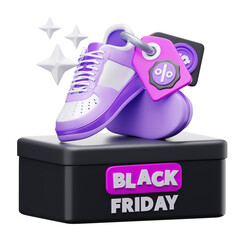 Black Friday 3D illustrations Asset