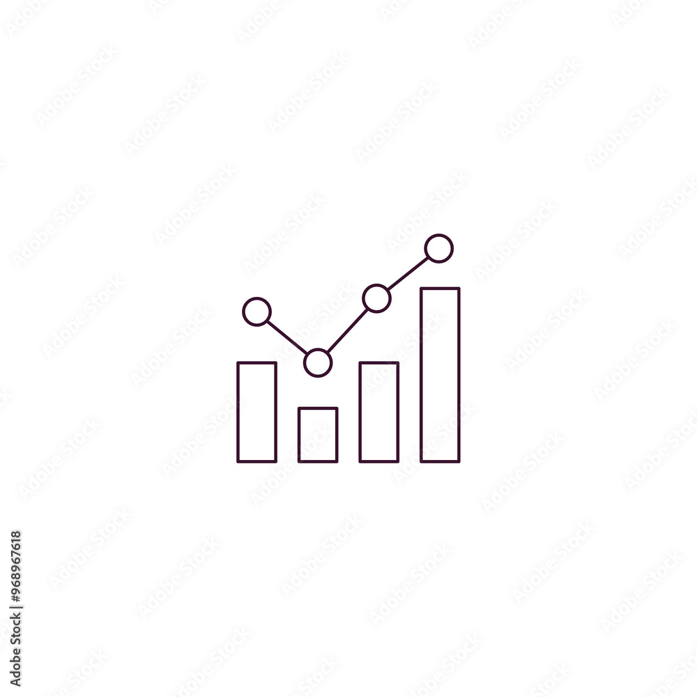 Poster benchmarking outline icon. linear vector from human resources concept. thin line benchmarking icon i