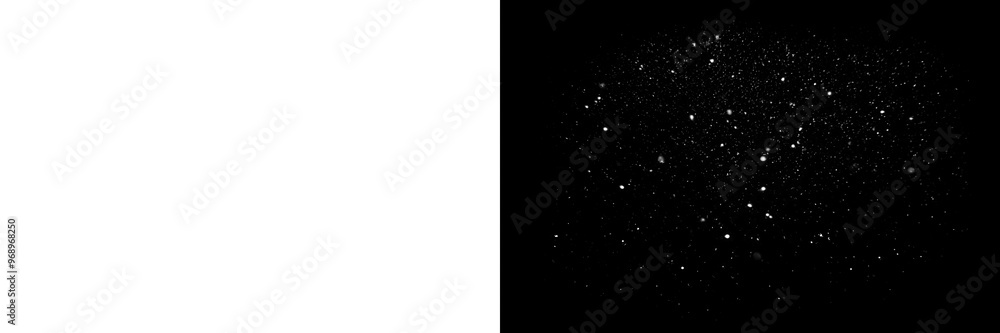 Canvas Prints png white particle effect overlay