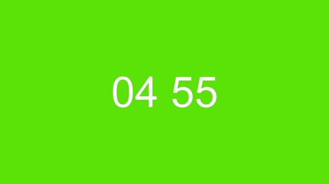 5 min Countdown | Timer Animation 