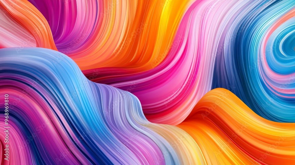 Poster background with abstract marbling art patterns