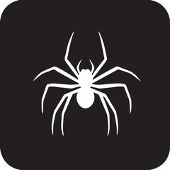 Spider in cartoon, doodle style . Image for t-shirt, web, mobile apps and ui. Isolated 2d vector illustration in logo, icon, sketch style, Eps 10, black and white. AI Generative