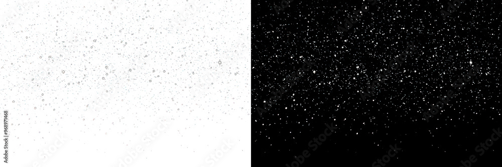 Wall mural png abstract glittering starry night sky