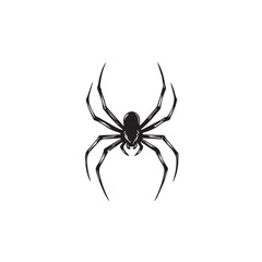 Spider in cartoon, doodle style . Image for t-shirt, web, mobile apps and ui. Isolated 2d vector illustration in logo, icon, sketch style, Eps 10, black and white. AI Generative