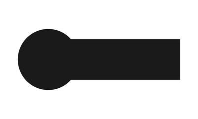 Circle Rectangle Banner Shape Silhouette Icon