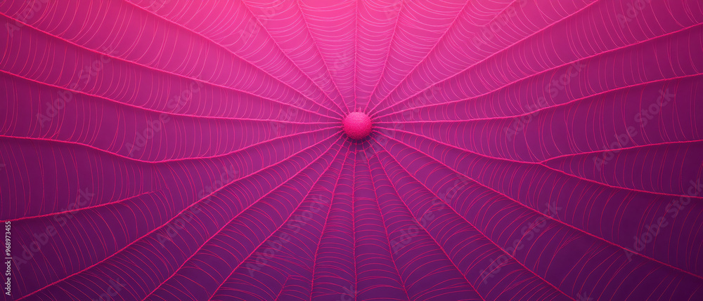 Poster a vibrant abstract design with intricate lines radiating from a central point, featuring a gradient 