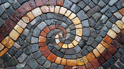 Intricate Byzantine mosaic tile patterns