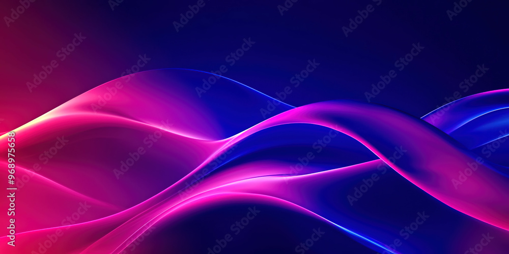 Poster soft waves abstract background