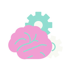 brain with gears
