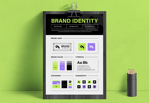 Branding Identity Kit Design Template