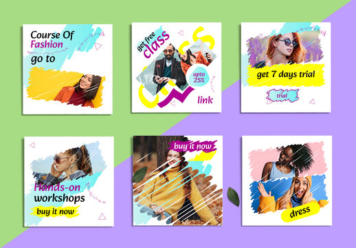 Stylish Fashion Social Media Post Template
