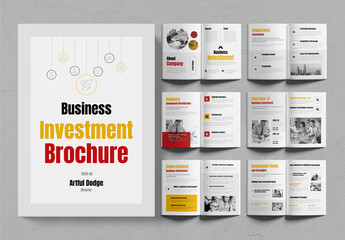 Business Investment Brochure Layout