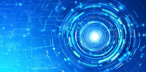 Fototapeta na wymiar Abstract futuristic electronic circuit technology background in 2D