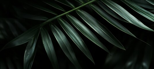 Background with a tropical leaf texture, abstract green leaf texture