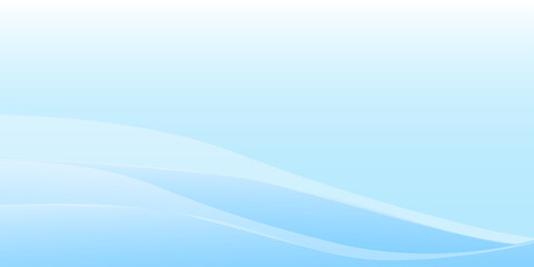 Abstract white wavy glowing lines on a blue background. Futuristic digital high-technology pattern modern