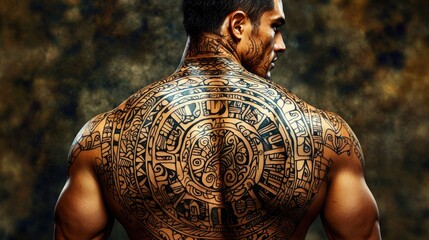 Intricate Polynesian tattoo designs and motifs
