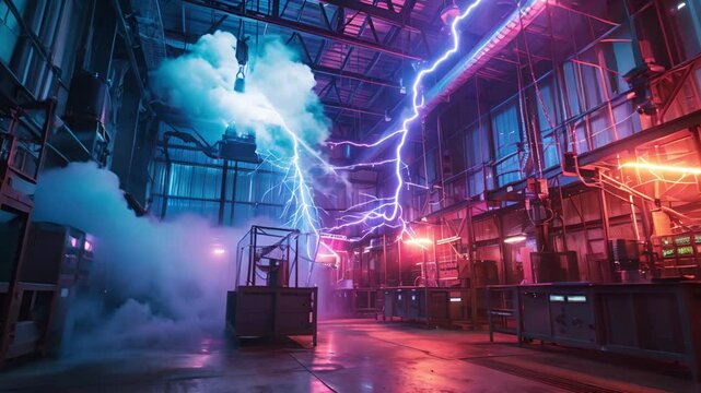 Electrical  Discharge in a Laboratory