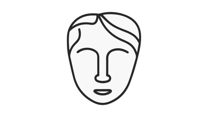 simple outline illustration of a person