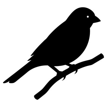 recommend clip art: finch bird silhouette vector black animal birds 