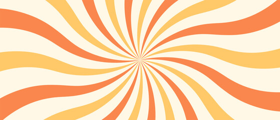 Wavy caramel pattern. Abstract vector groovy background. Liquid toffee or peanut butter. Psychedelic summer backdrop
