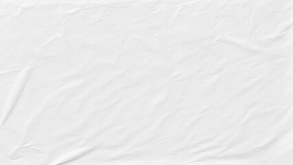 crumpled white paper texture, abstract background	
