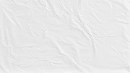 crumpled white paper texture, abstract background	
