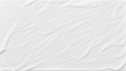 crumpled white paper texture, abstract background	
