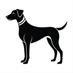 dog silhouette vector