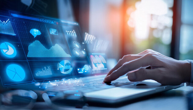 Close-Up of Modern Marketing Strategies and Tools