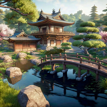 Japanese Temple Garden