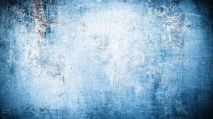 Obraz premium Textured blue background with subtle wear and scratches, creating a vintage feel.