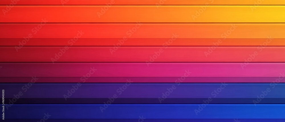 Poster vibrant gradient stripes. abstract horizontal flow