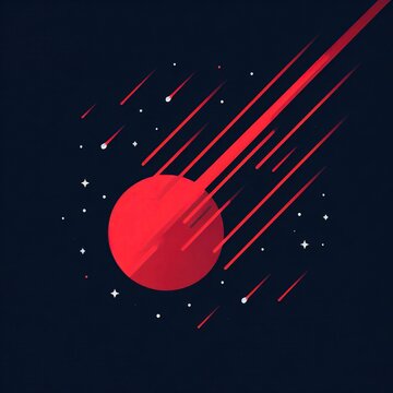 red asteroid logo