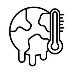 Heatwave line icon
