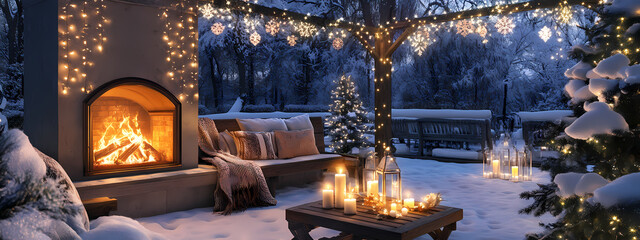 Winter Evening by the Fire