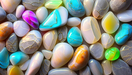 Fototapeta premium Kolorowe kamienie