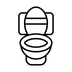 Toilet line icon