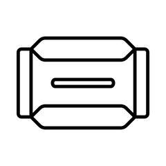 Tissue box line icon