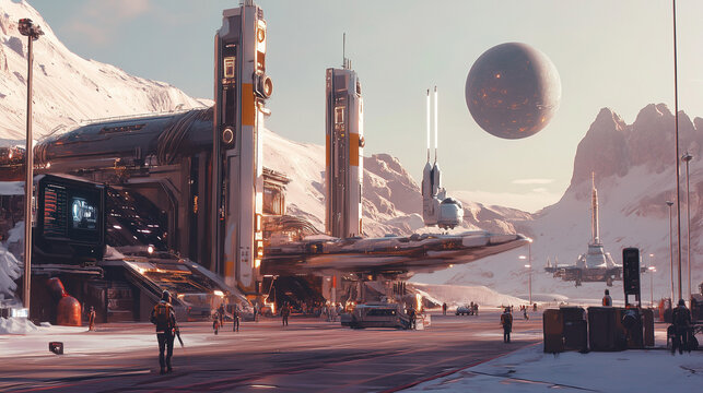 Future AI-Managed Spaceport Launching Missions to Colonize Other Planets. Advanced Space Technology Enabling Interplanetary Exploration and Sustainable Human Colonization