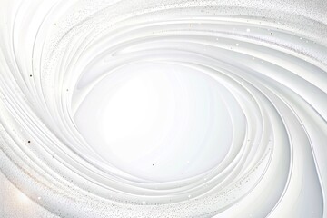 Obraz premium Abstract organic particles flowing white background