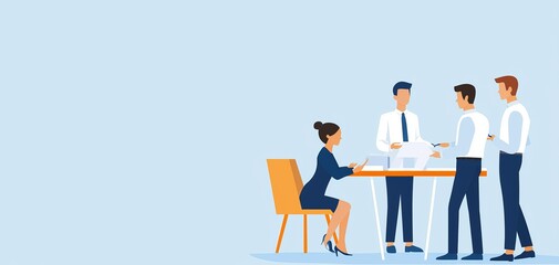 Supervisor overseeing a team conducting quality control checks on finished products, teamwork, quality assurance management