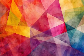 Fototapeta premium Vibrant Geometric Abstract Background with Clean Composition and Color Contrasts