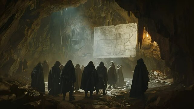 Secret Meeting in a Cave