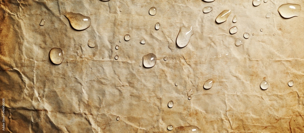 Fototapete retro paper texture antique paper texture raindrops on vintage paper background aged postcard featur