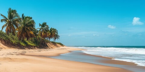 Brazilian Beach Landscape Background