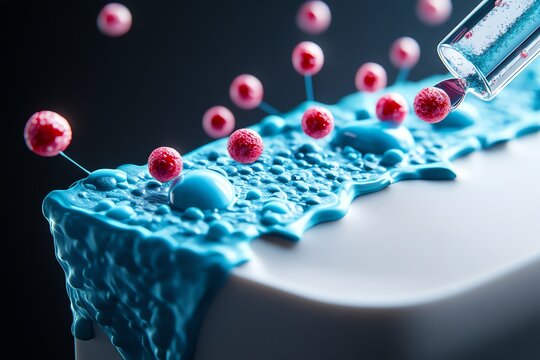 Eczema Medical Research breakthroughs visualized in a sleek medical infographic, showcasing the latest developments in therapy