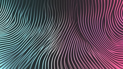 Obraz premium Wavy Blue And Pink Lines With Gradient Effect