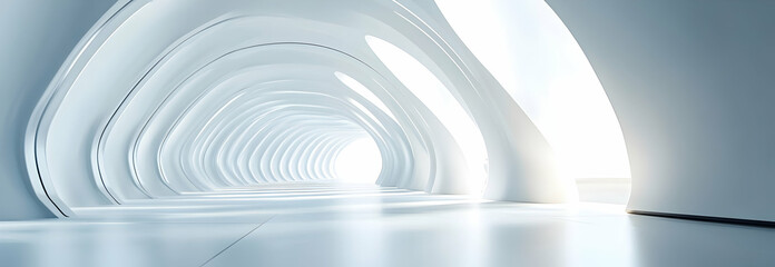 Fototapeta premium white futuristic background