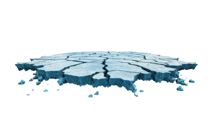 Abstract Glitch Art  Broken Ground and Pixelated Background