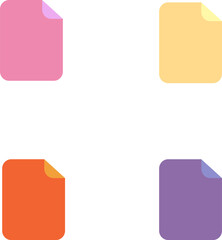 icons, interface, files, vector